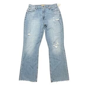 NWT Maurices Goldie Blues 16 Tall Cheeky Slim Boot Jeans High Rise Distressed